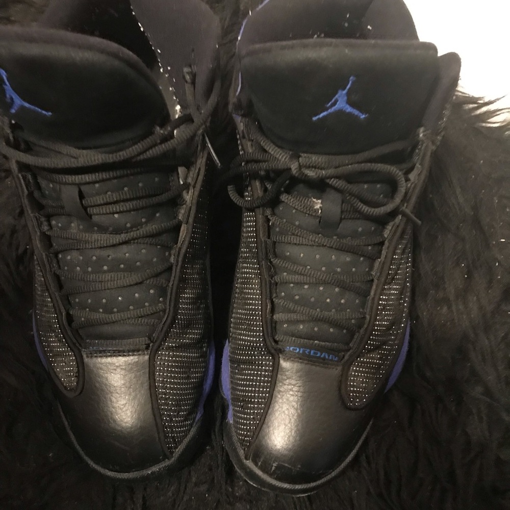 Black and Blue Athletic Sneakers